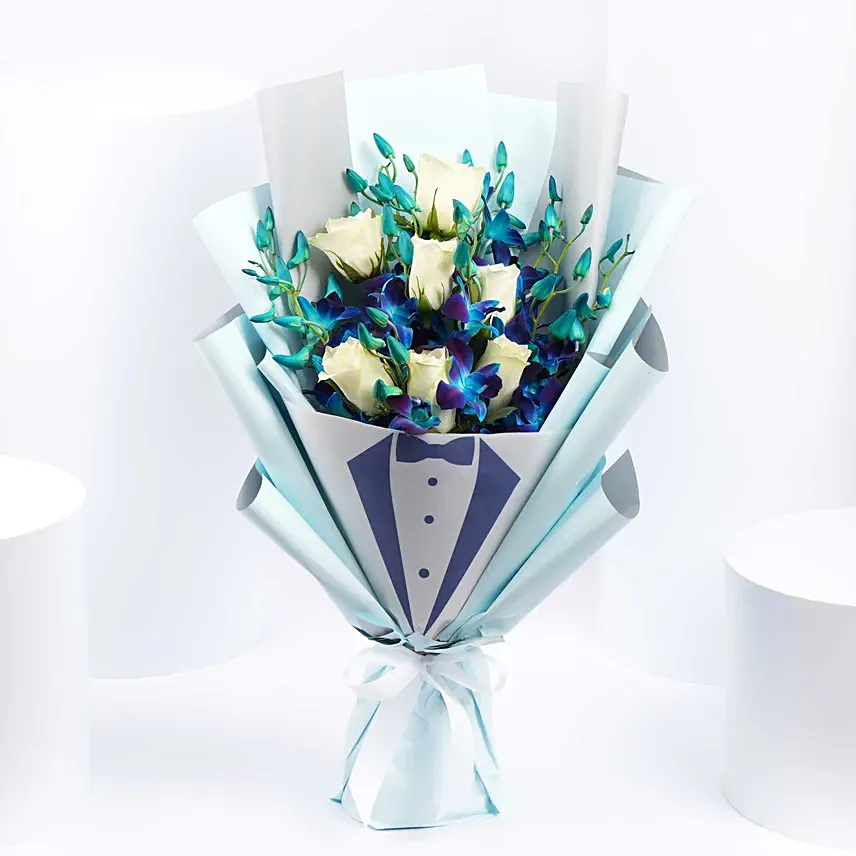 Gentelman Flowers Bouquet: Fathers Day Gifts