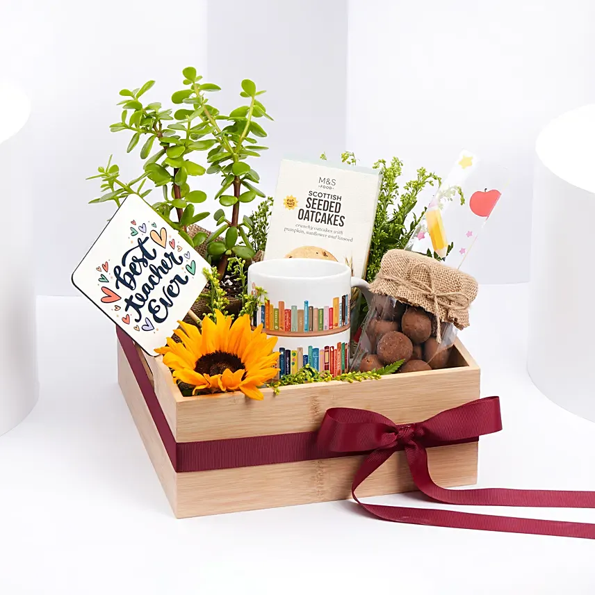 هدايا يوم المعلم | سلة تقدير: Stationery Gifts