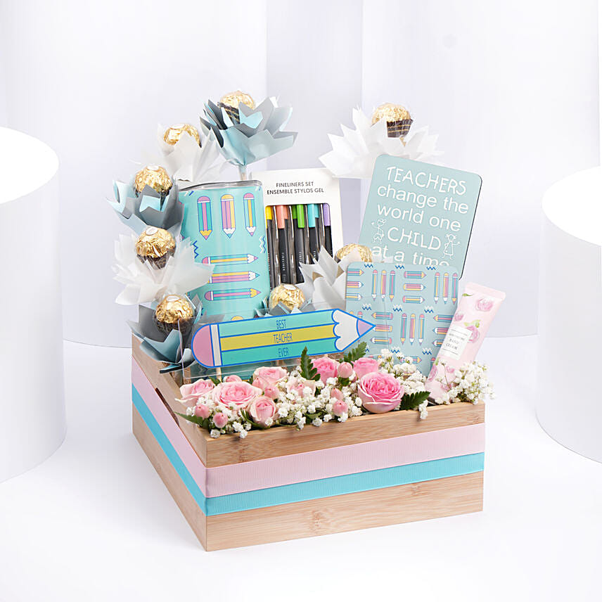 سلة هدايا يوم المعلم: Stationery Gifts
