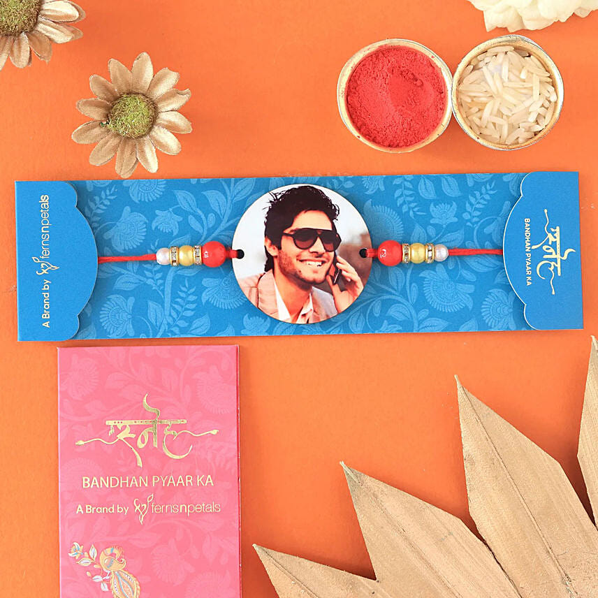Personalized Pretty Rakhi: Personalised Rakhi