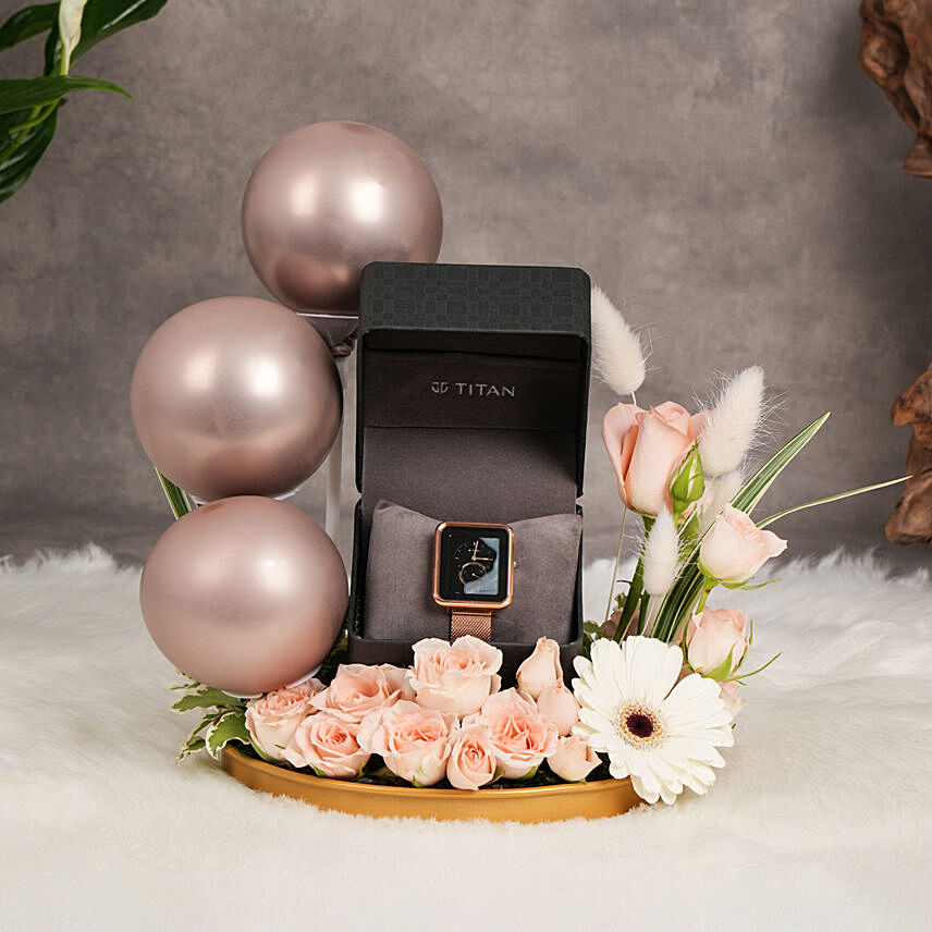 Titan Watch: Black Pearl, Gift for Her: Accessories