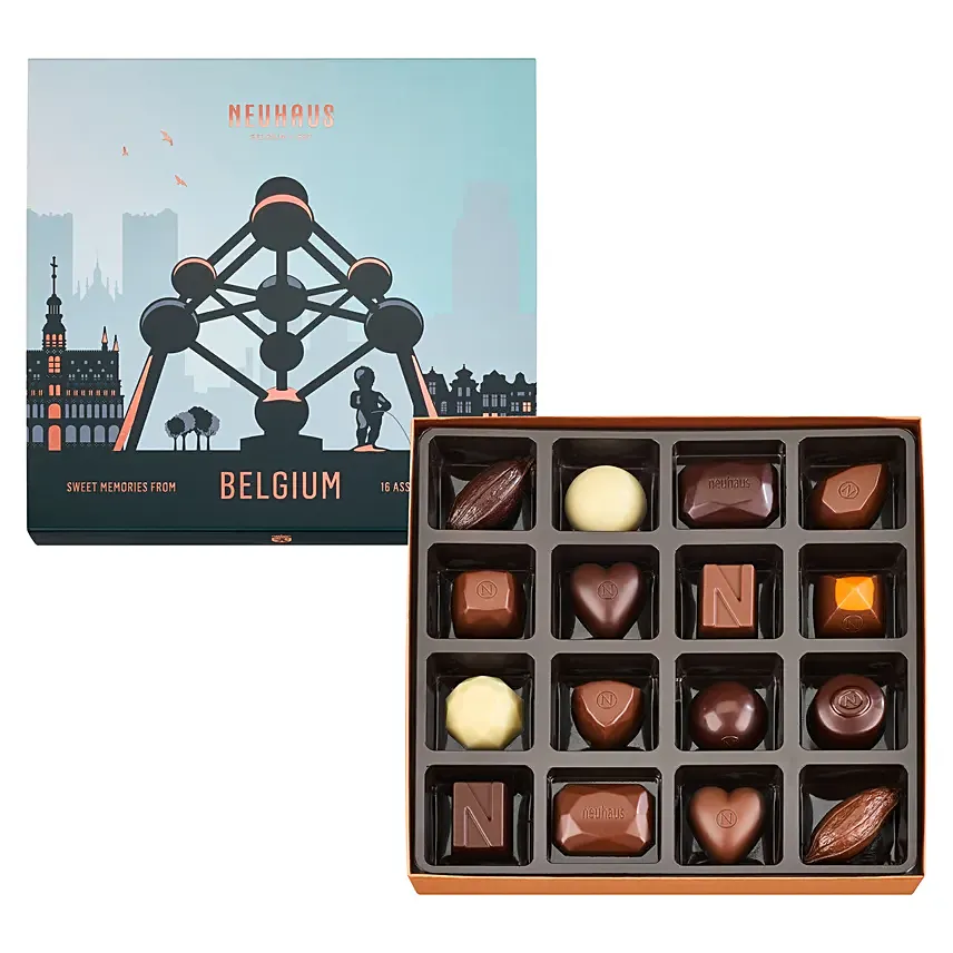 Neuhaus Souvenir Collection Belgium
16 Chocolates: Neuhaus Chocolates