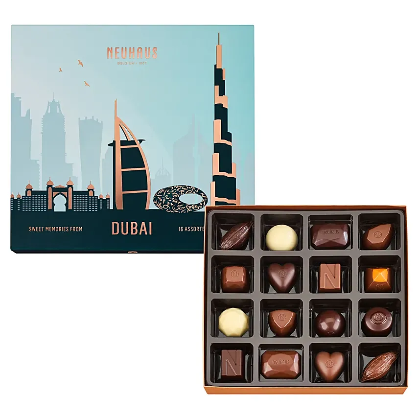 Neuhaus Souvenir Collection Dubai
16 Chocolates: Neuhaus Chocolates