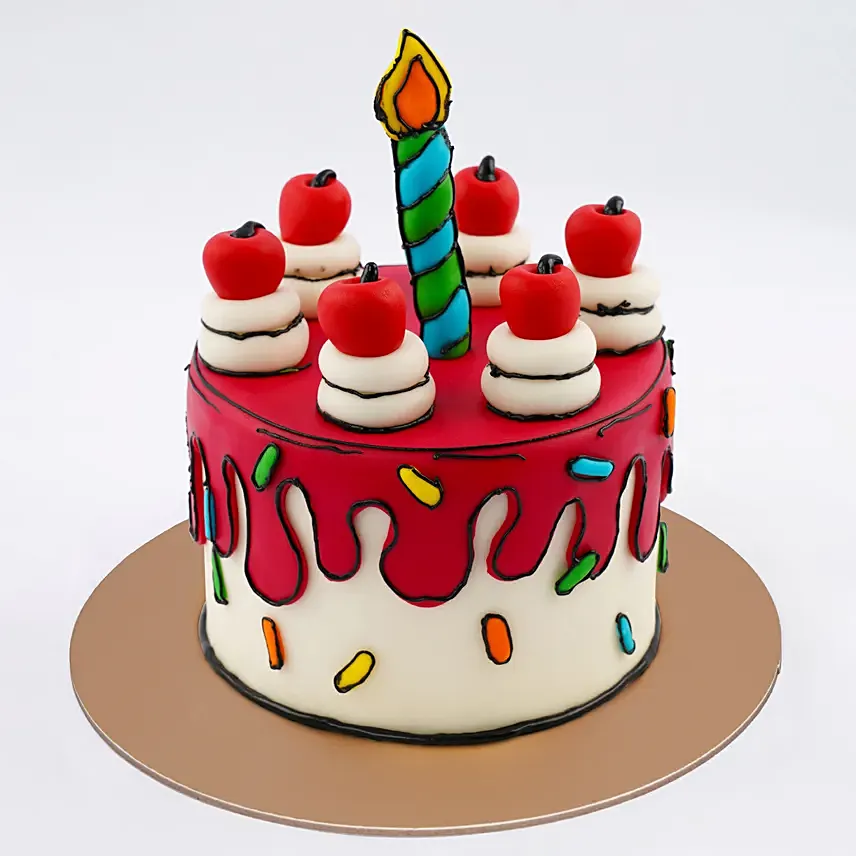 Birthday Candle Cake: Kids Cakes