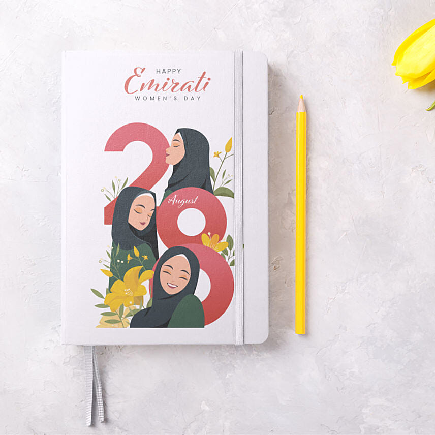 هدايا يوم المرأة الاماراتية | دفتر تصميم أنيق  : 