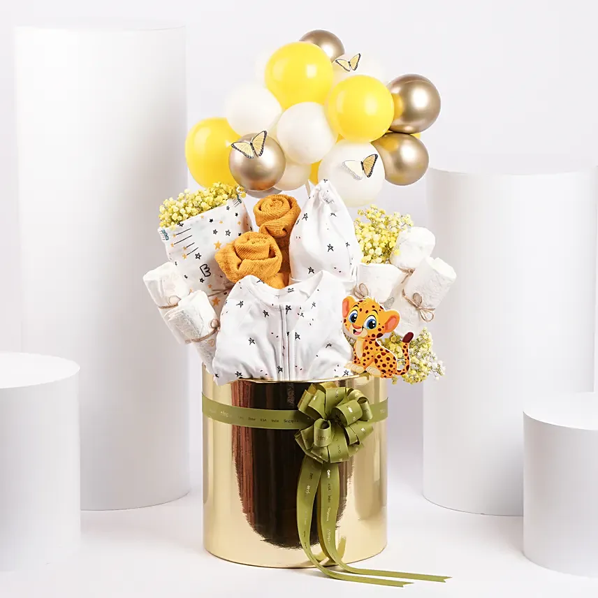 Safari Sunshine Baby Bundle: New Born Baby Gifts