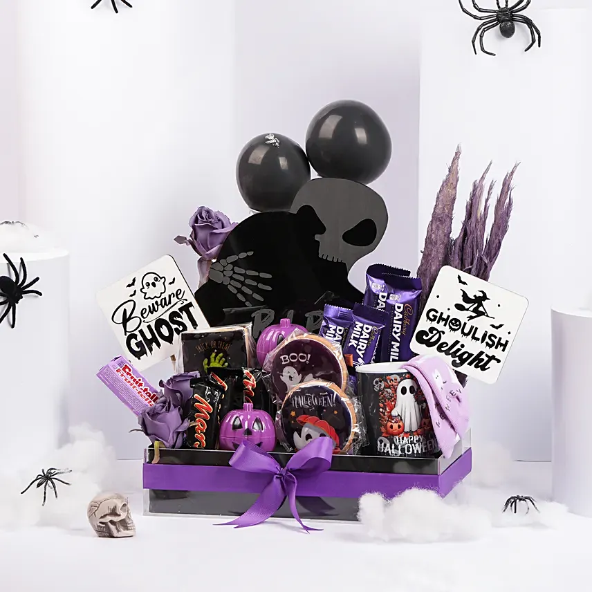 Purple Halloween Hamper: Halloween Gifts