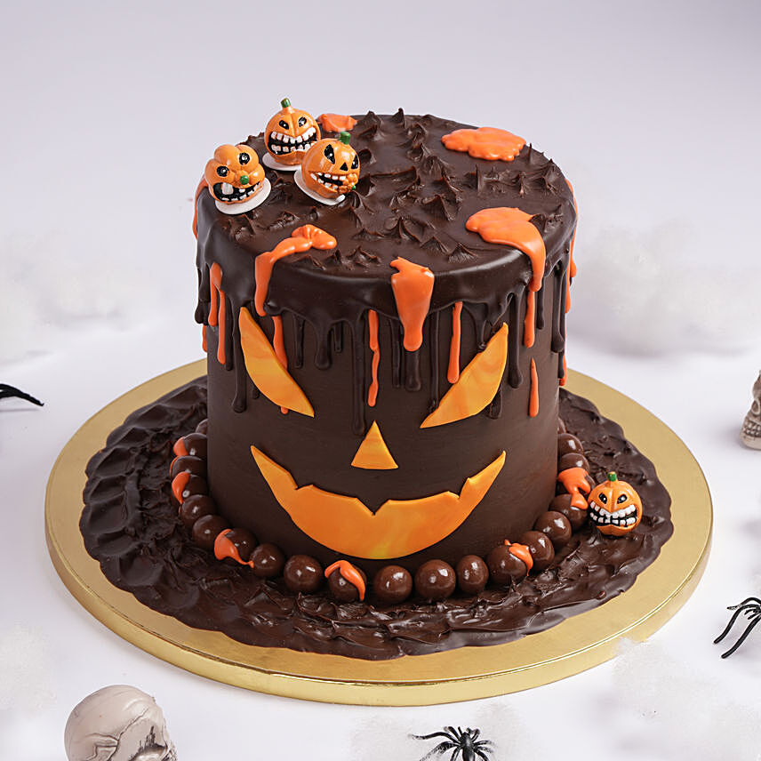 Haunted Pumpkin Cake: Halloween Gifts