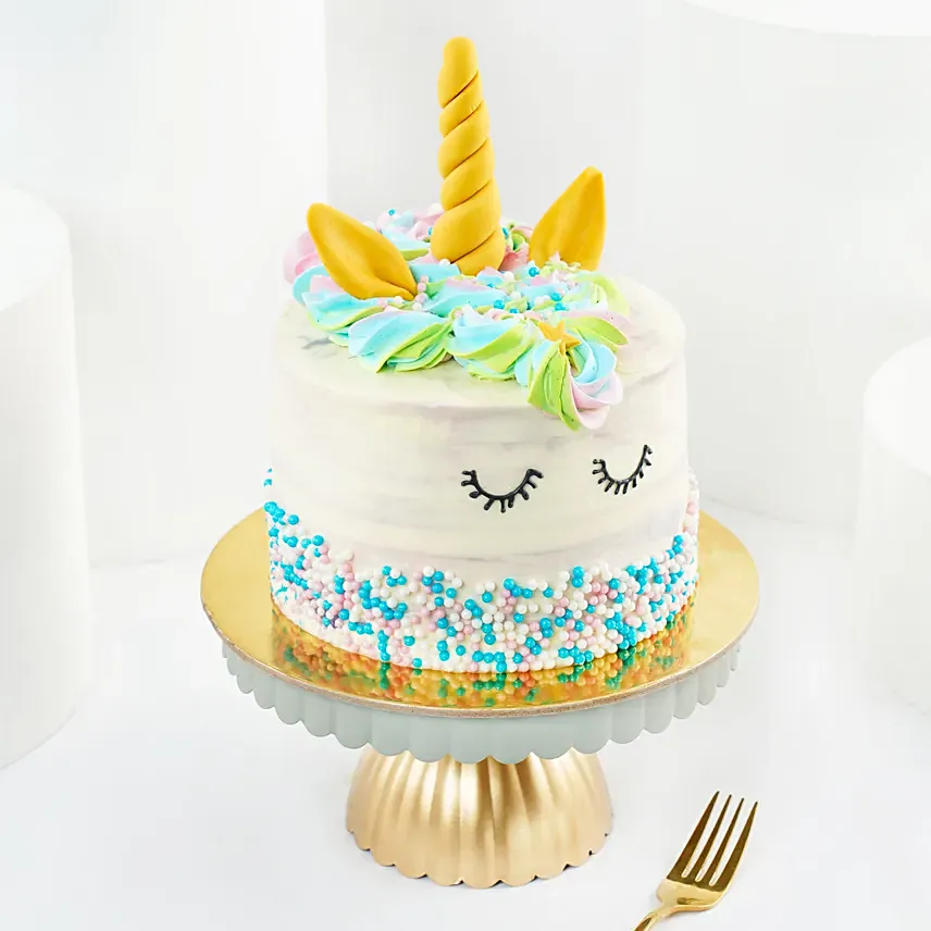 Magical Unicorn Cake: Marble Cakes
