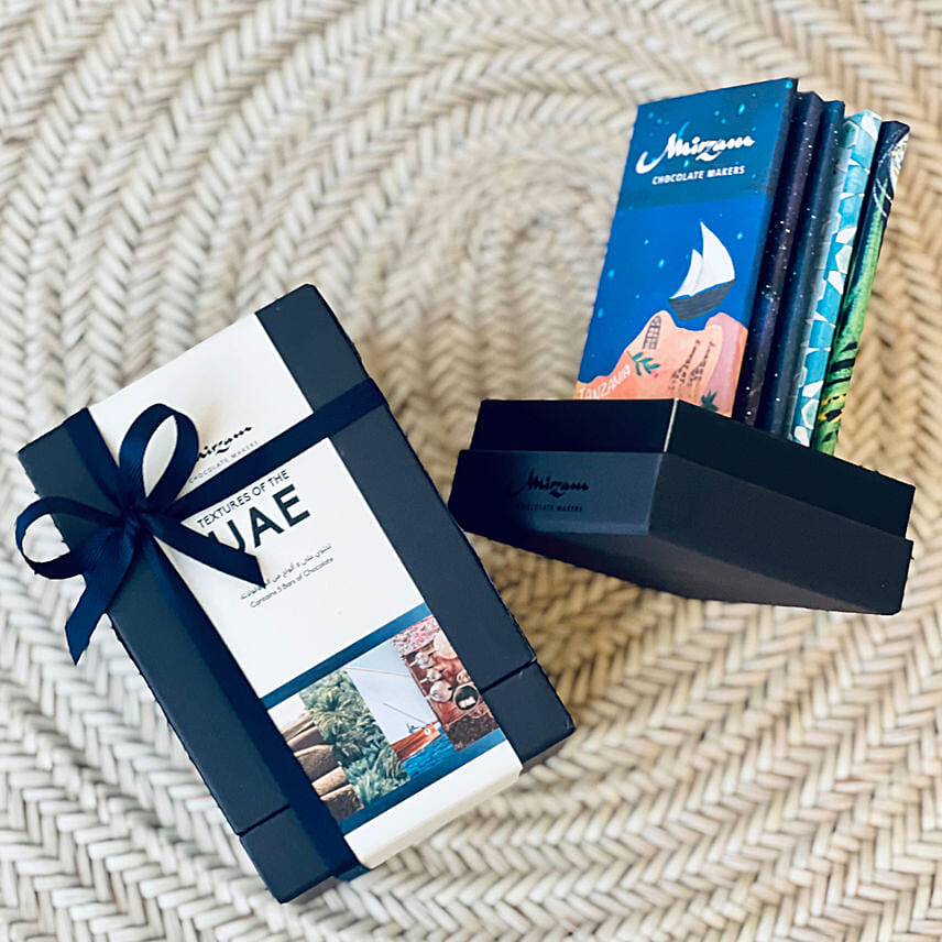 Textures Of The Uae Library Box: Mirzam Chocolates