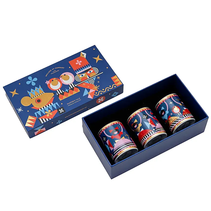 Winter Tale Trio Set Candle: Wallace And Co Home Fragrance