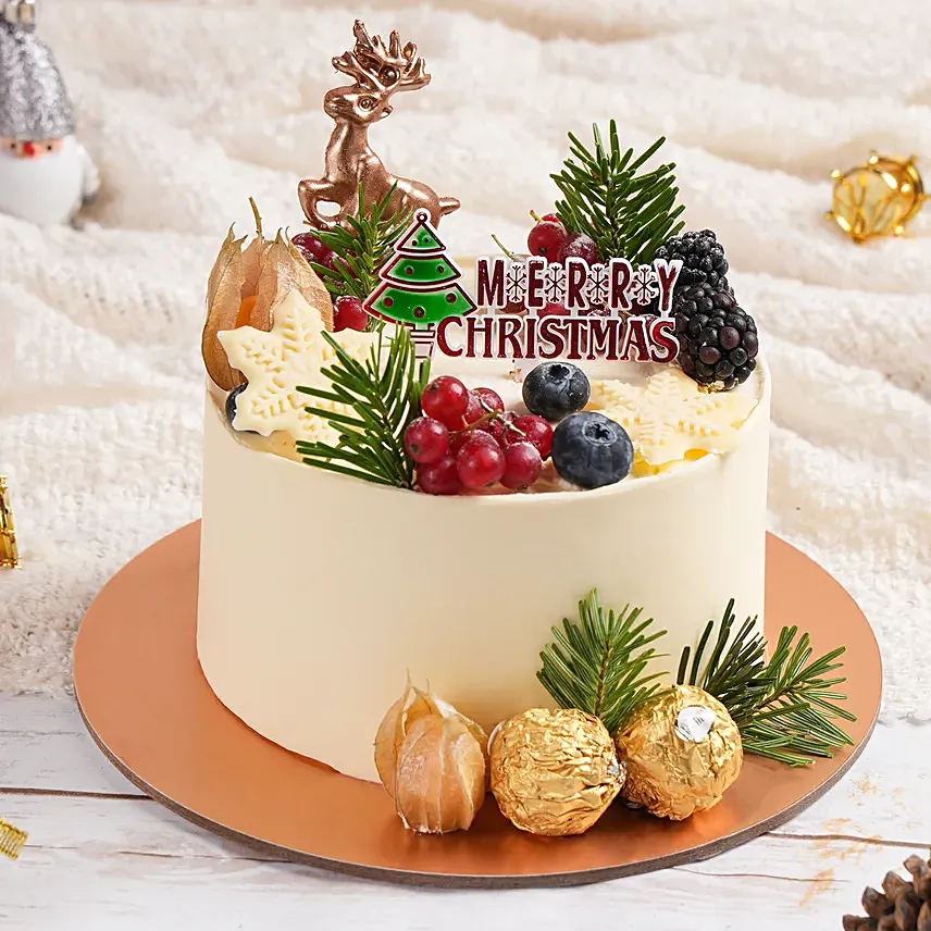 Merry Christmas Wonderland Cake: Gifts for Christmas
