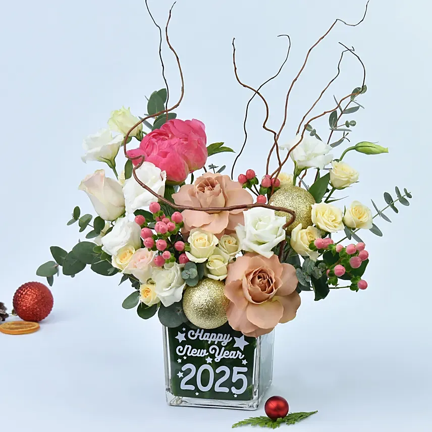 New Year 2025 Wishes Flowers: New Year Flowers 