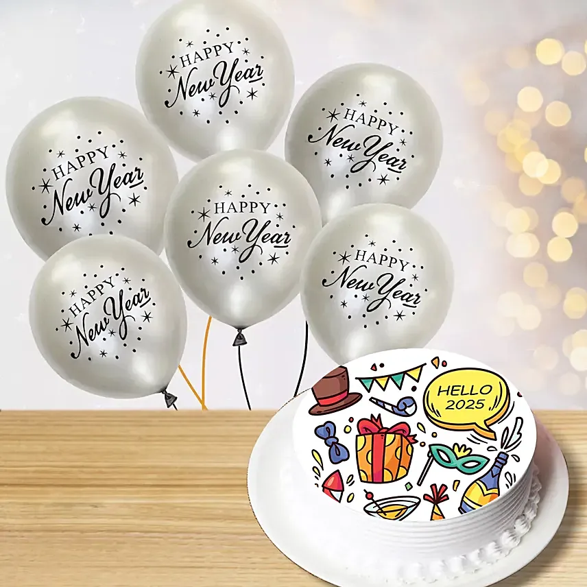 Hello To New Year Combo: New Year Cakes