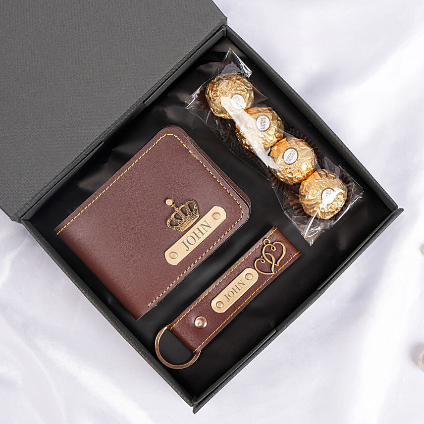 Premium Mens Accessoriess Gift Combo: Personalised Valentines Day Gifts   