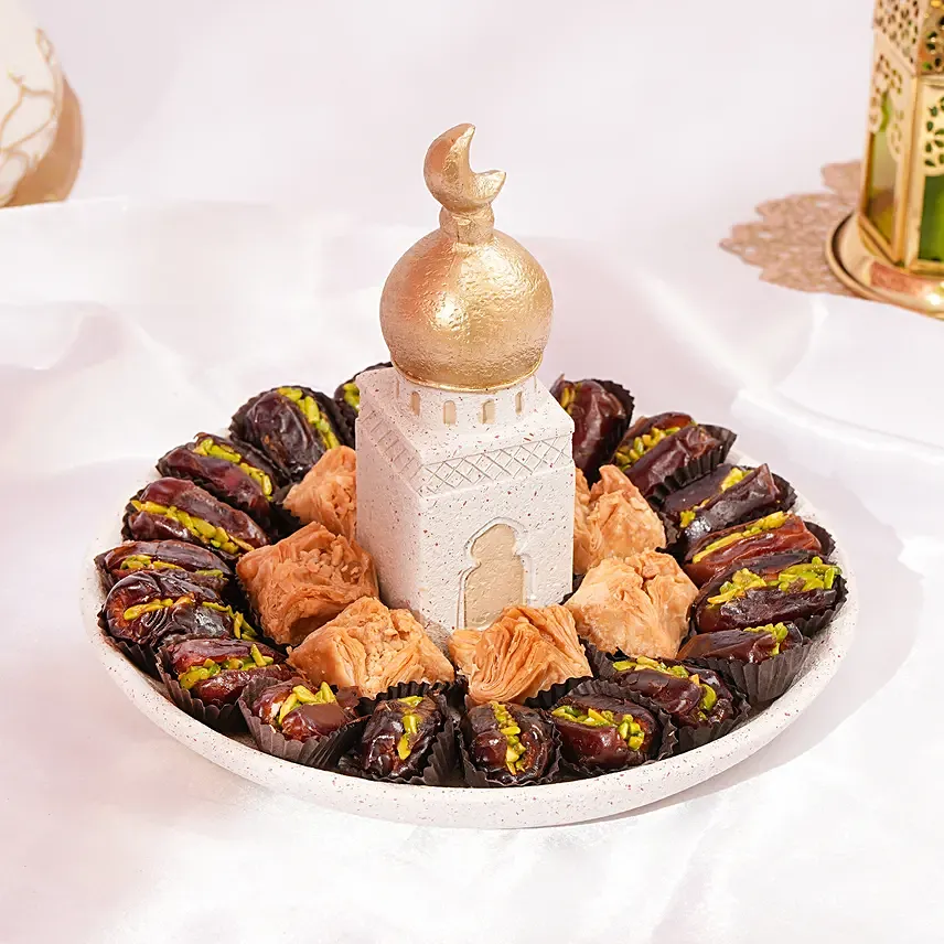 Ramadan Wishes Tray: Eid Sweets