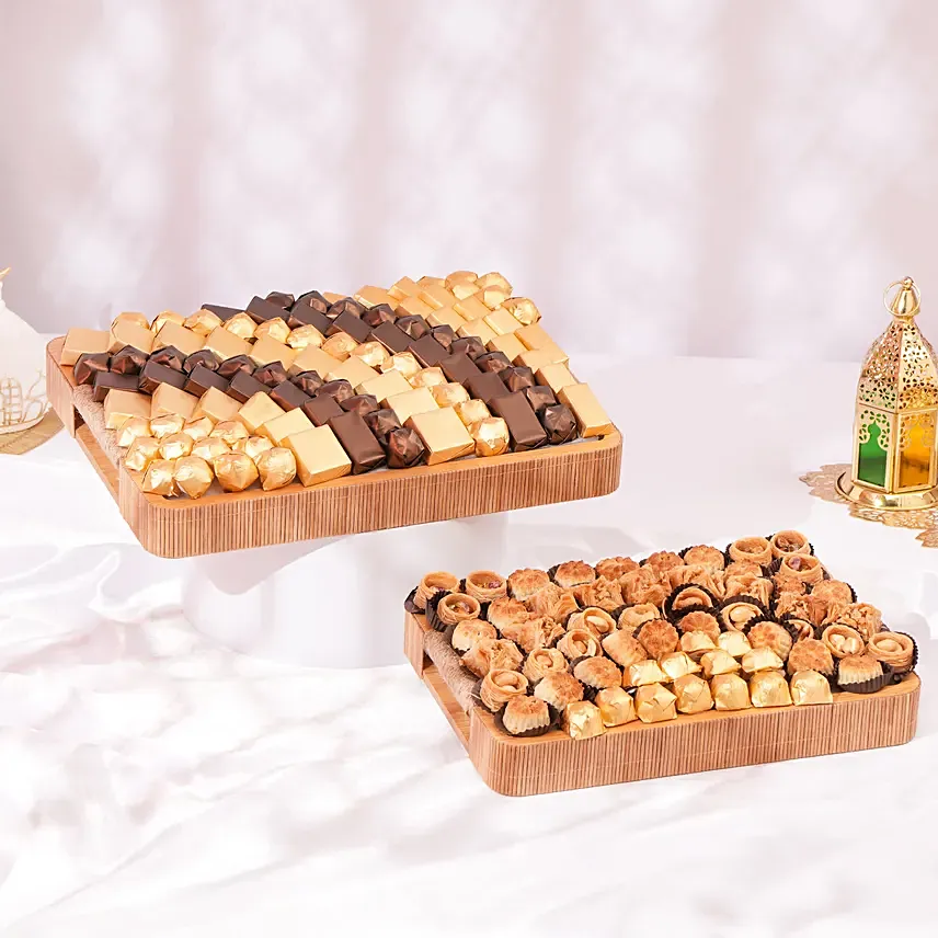 Arabic Sweets And Chocolate Duo: Eid Sweets