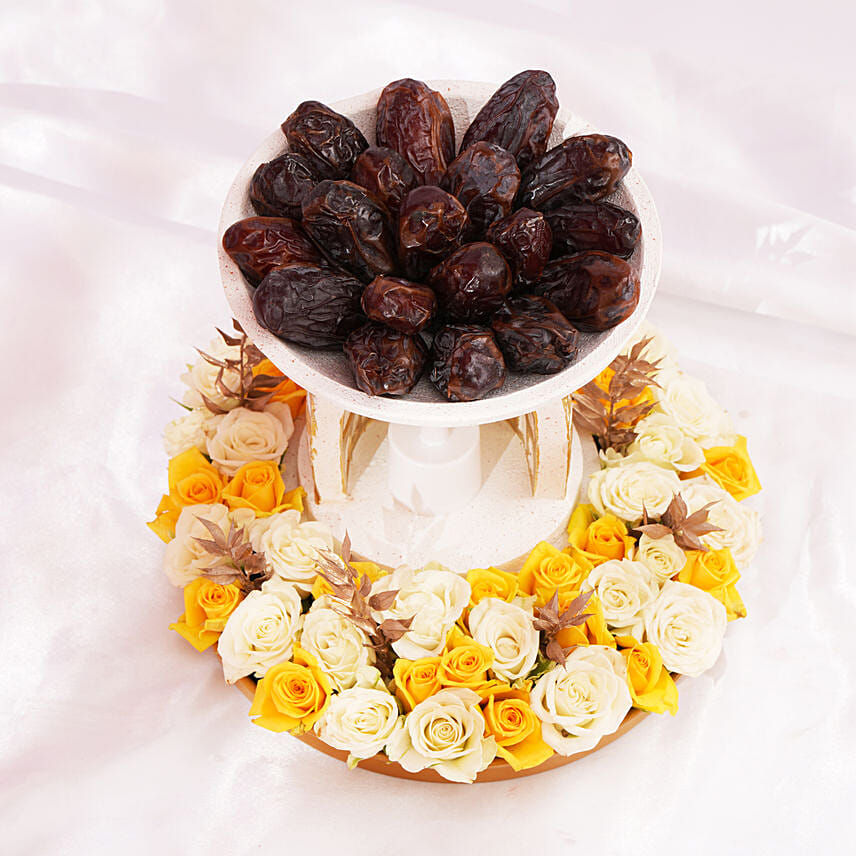 Floral And Date Harmony: Eid Flowers