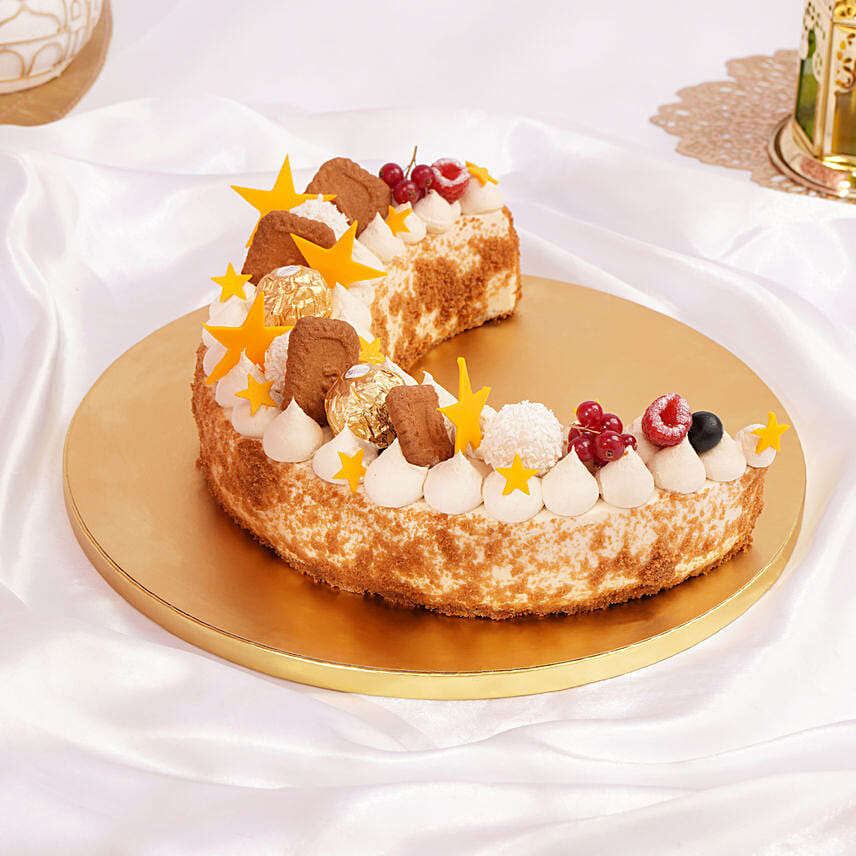 كيك لوتس هلال العيد: كيك العيد