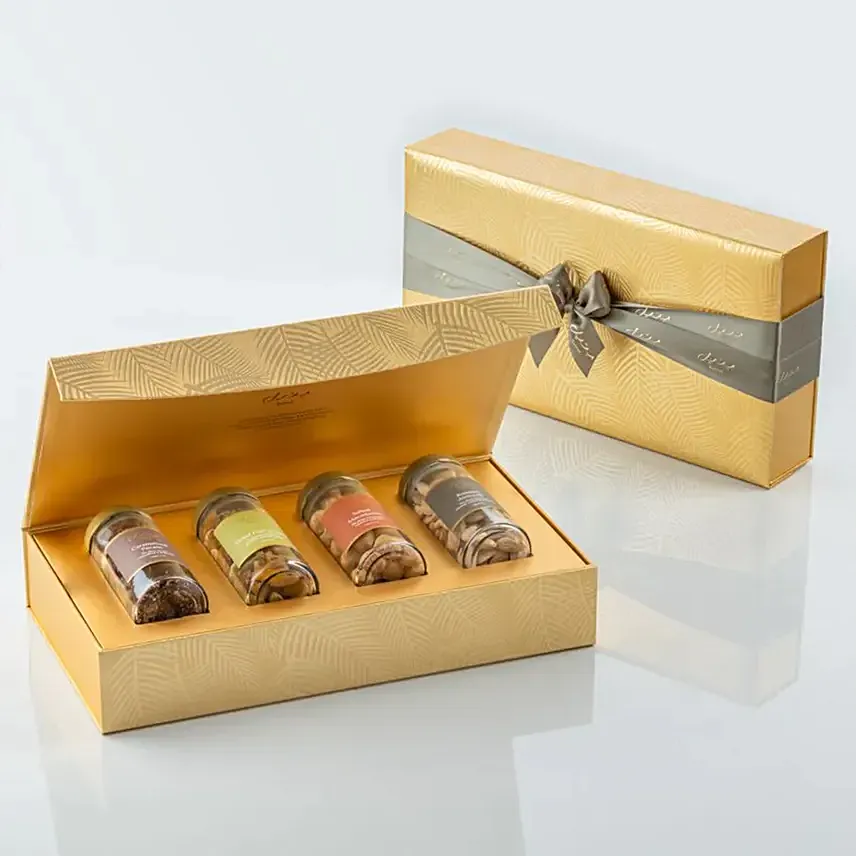 Bateel Gold Palm Nuts Gift Set: Bateel Gifts