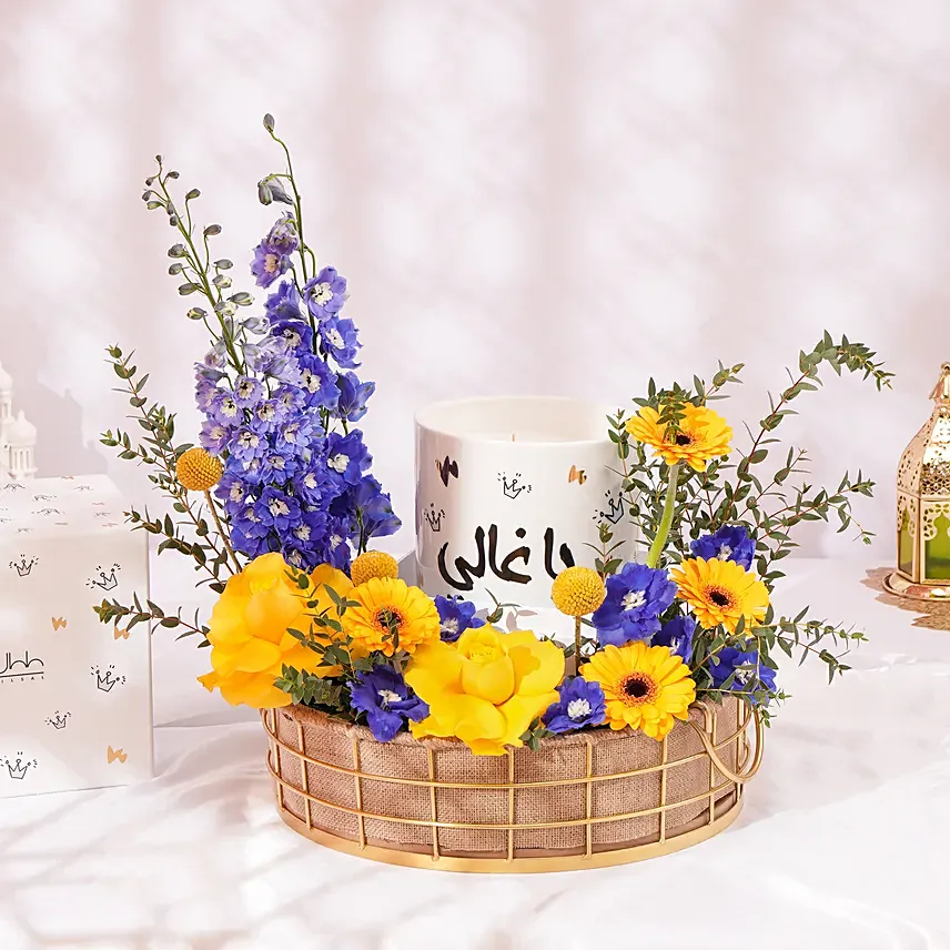 Ya Ghali Rose Oud Candle by Silsal: Branded Gifts