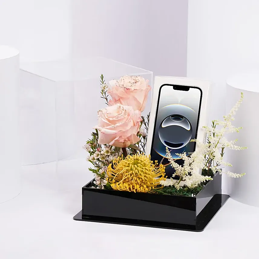 Iphone 16 E With Flowers: Apple Gifts