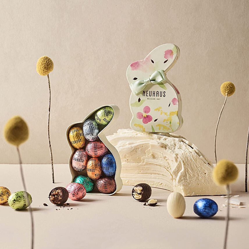 Green Easter Bunny 9 Chocolates: شوكولاته عيد الفصح