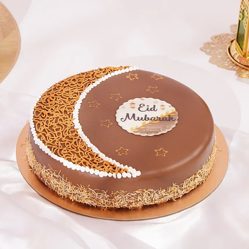 Eid Velvet Moon Cake: كيك العيد