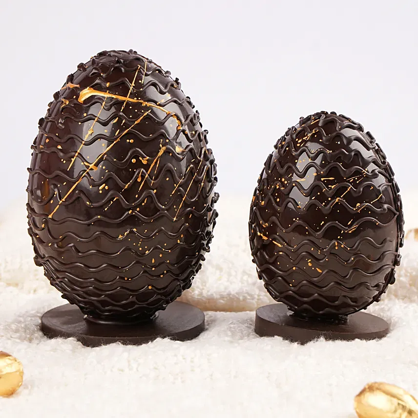 Easter Chocolate Egg 2 Pcs: 1 Hour Gift Delivery
