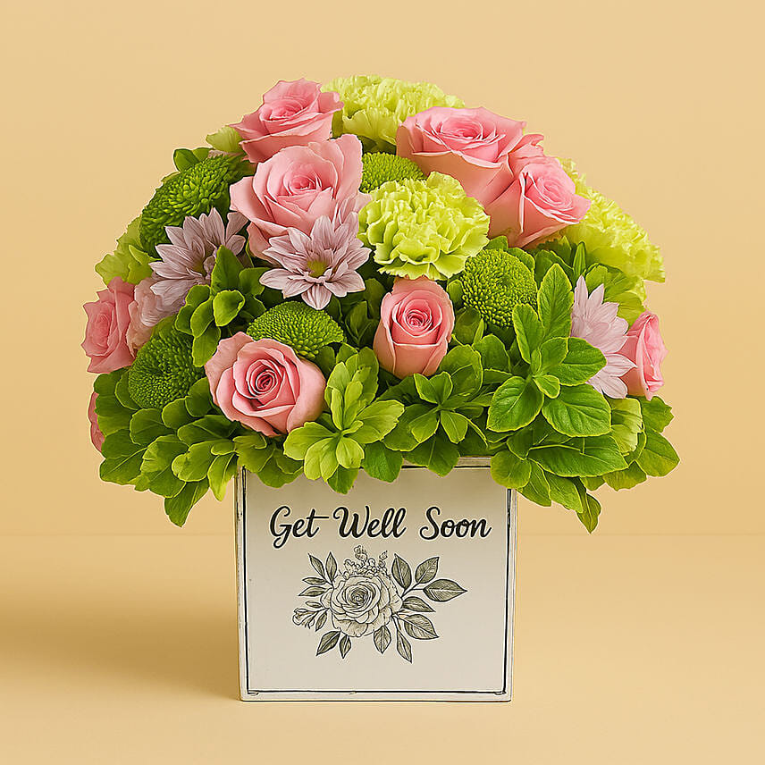 Get Well Soon Message Flowers: Chrysanthemum Flowers Bouquets