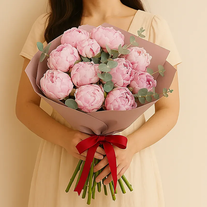 Precious Peonies Bouquet: Flowers