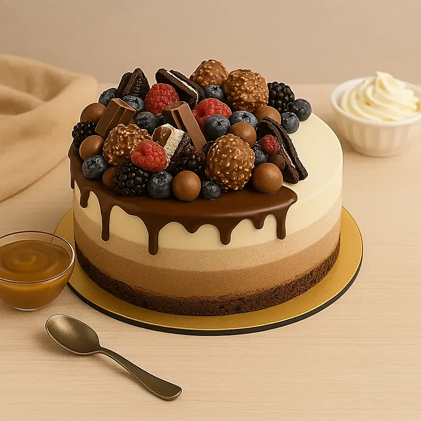 Chocolate Feast Cake: Cake Delivery in Fujairah