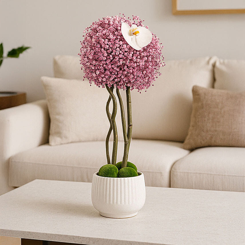 Pink Gypso Beauty Arrangement: Flower Delivery in Abu Dhabi