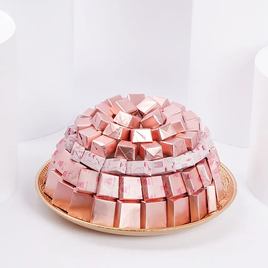 It’s a Girl Chocolate Platter: 