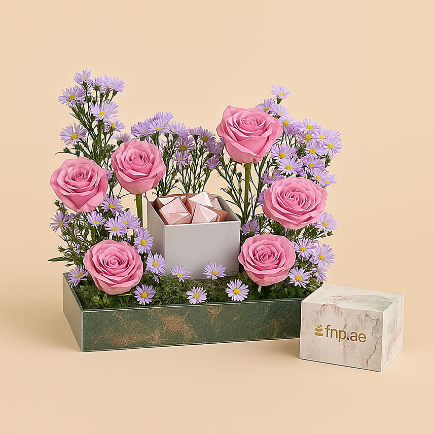 Purple Flowers Beauty and Chocolates: 