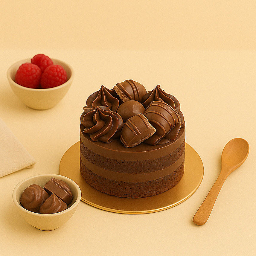 Chocolatey Mono Cake: توصيل كيك
