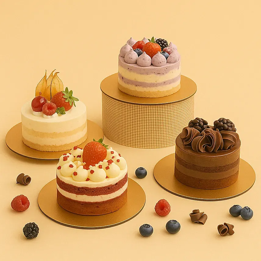 Flavorful Quartet Fantasia: Mono Cakes