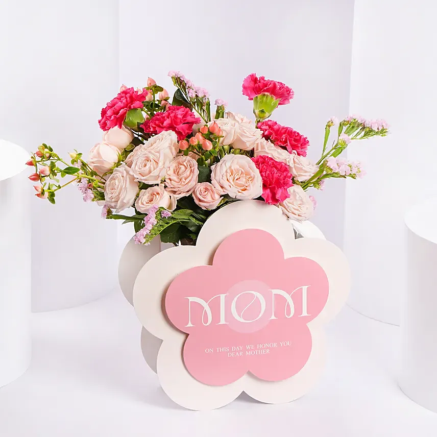 Pastel Flower Box for Mothers Day: Mother's Day Gifts