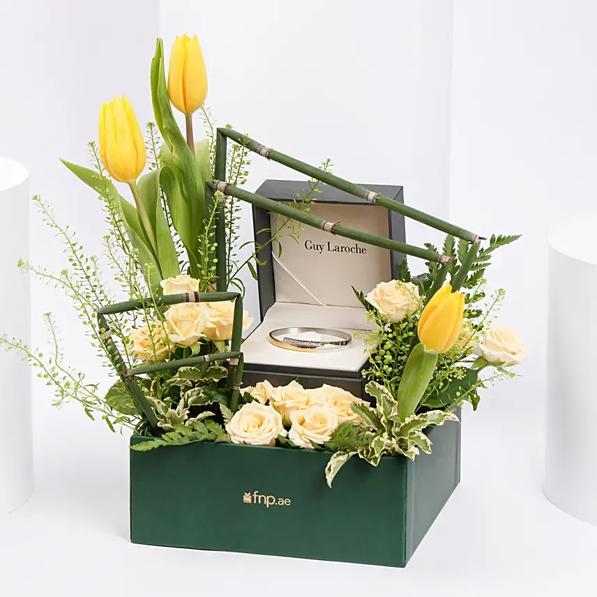 Guy Laroche Gold And Silver Bangle For Her: Mother's Day Gifts