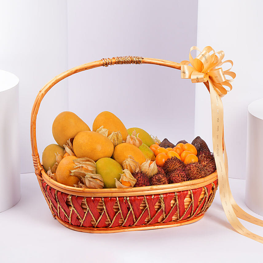Exotic Elegance Basket: Food Gifts