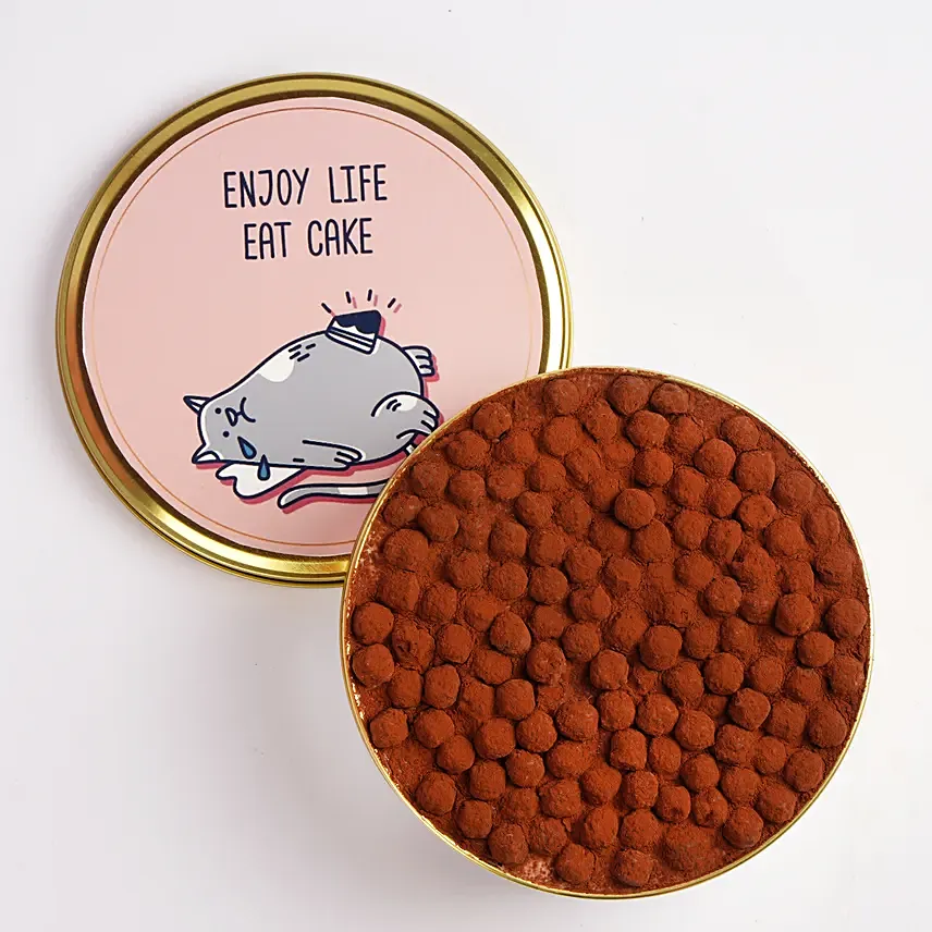 Sleepy Cat Cake: 