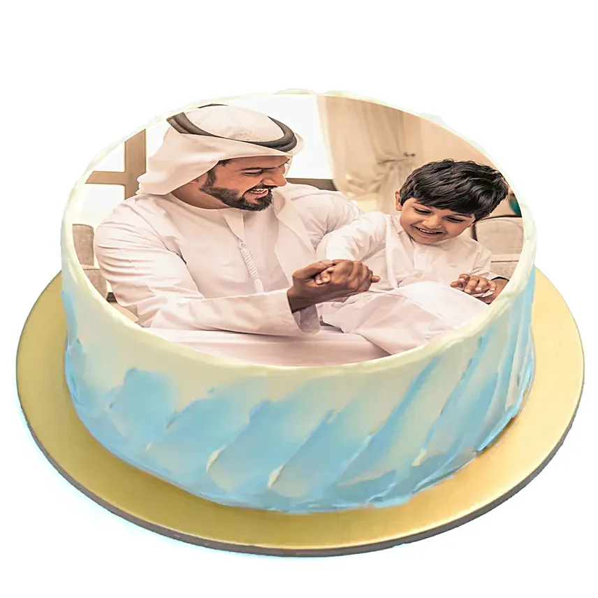 Personalised Fathers Day Cake 4 Portion: كيكة يوم الأب