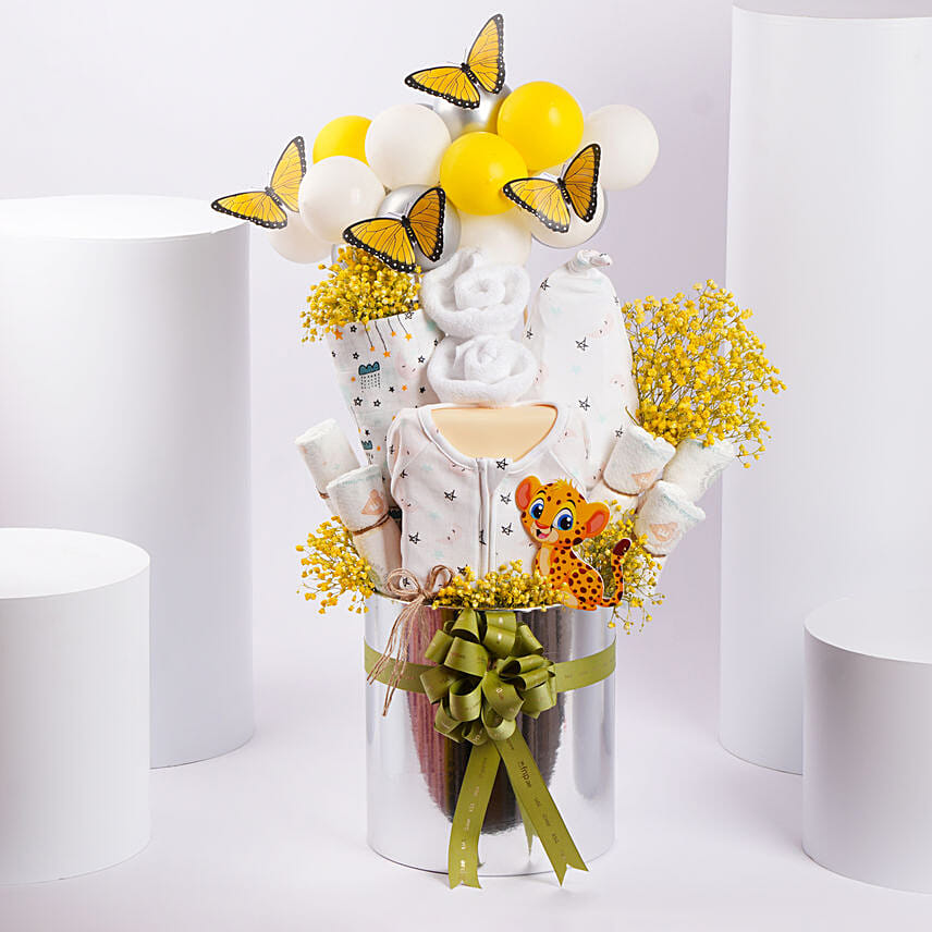Safari Sunshine Baby Bundle: New Born Gift Hampers
