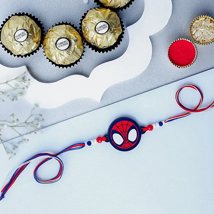Spider Web Rakhi For Kids N Ferreo Delight: Rakhi In Dubai