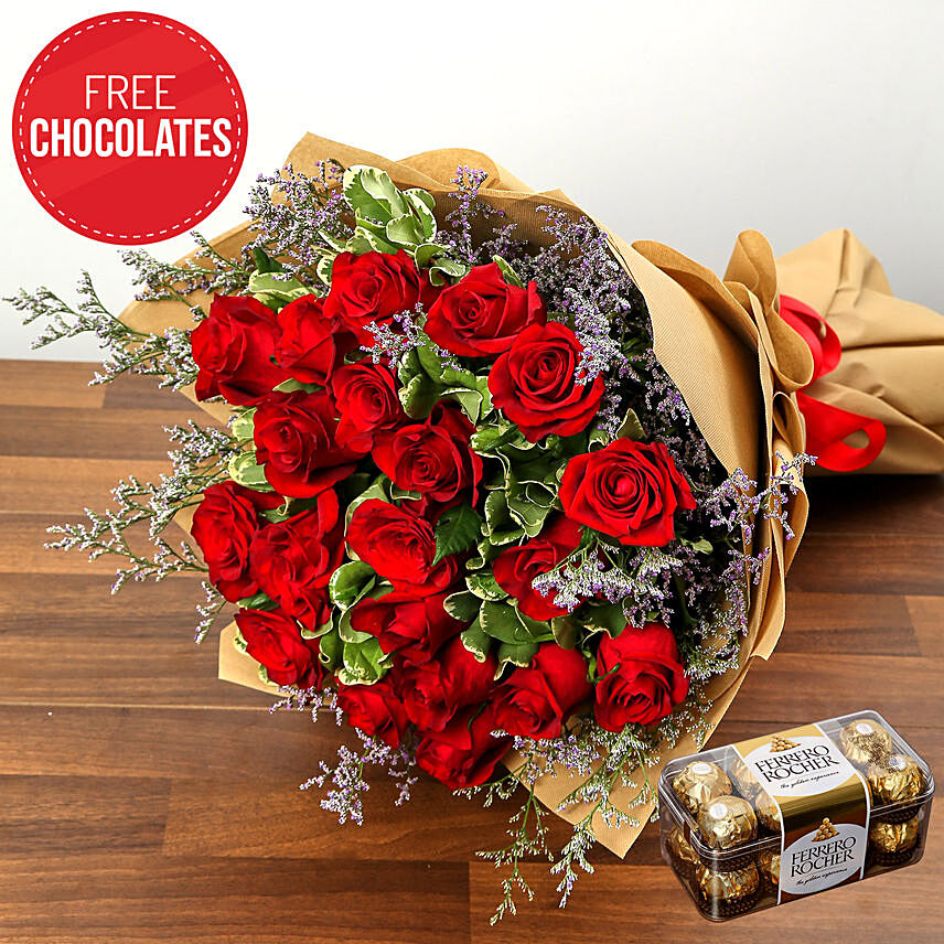 Romantic Roses And Free Chocolates: Send Flowers To Pakistan