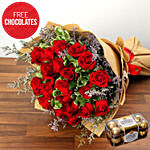 Romantic Roses And Free Chocolates