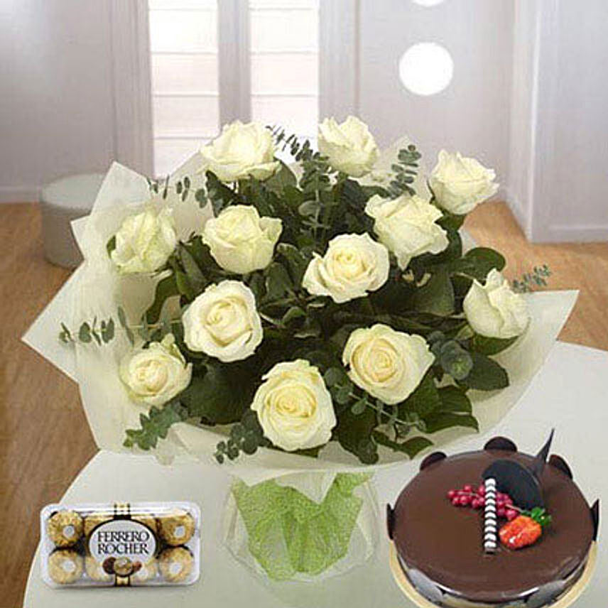 Pure Love Combo QT: Send Flowers N Chocolates to Qatar