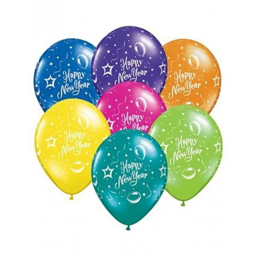 مجموعة 6 بالونات رأس السنة الجديدة: أرسل البالونات إلى قطر