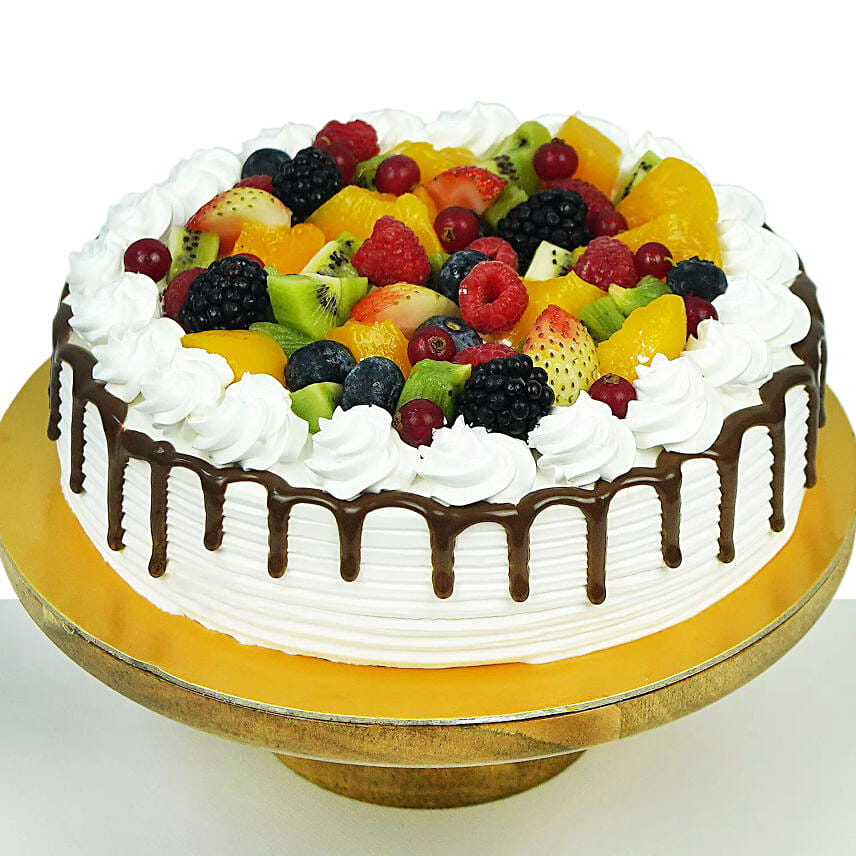 Chantilly Fruit Cake: Send Birthday Cakes To Qatar