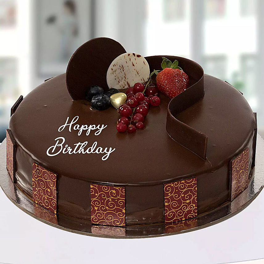 Chocolate Truffle Cake 8 Portions: 